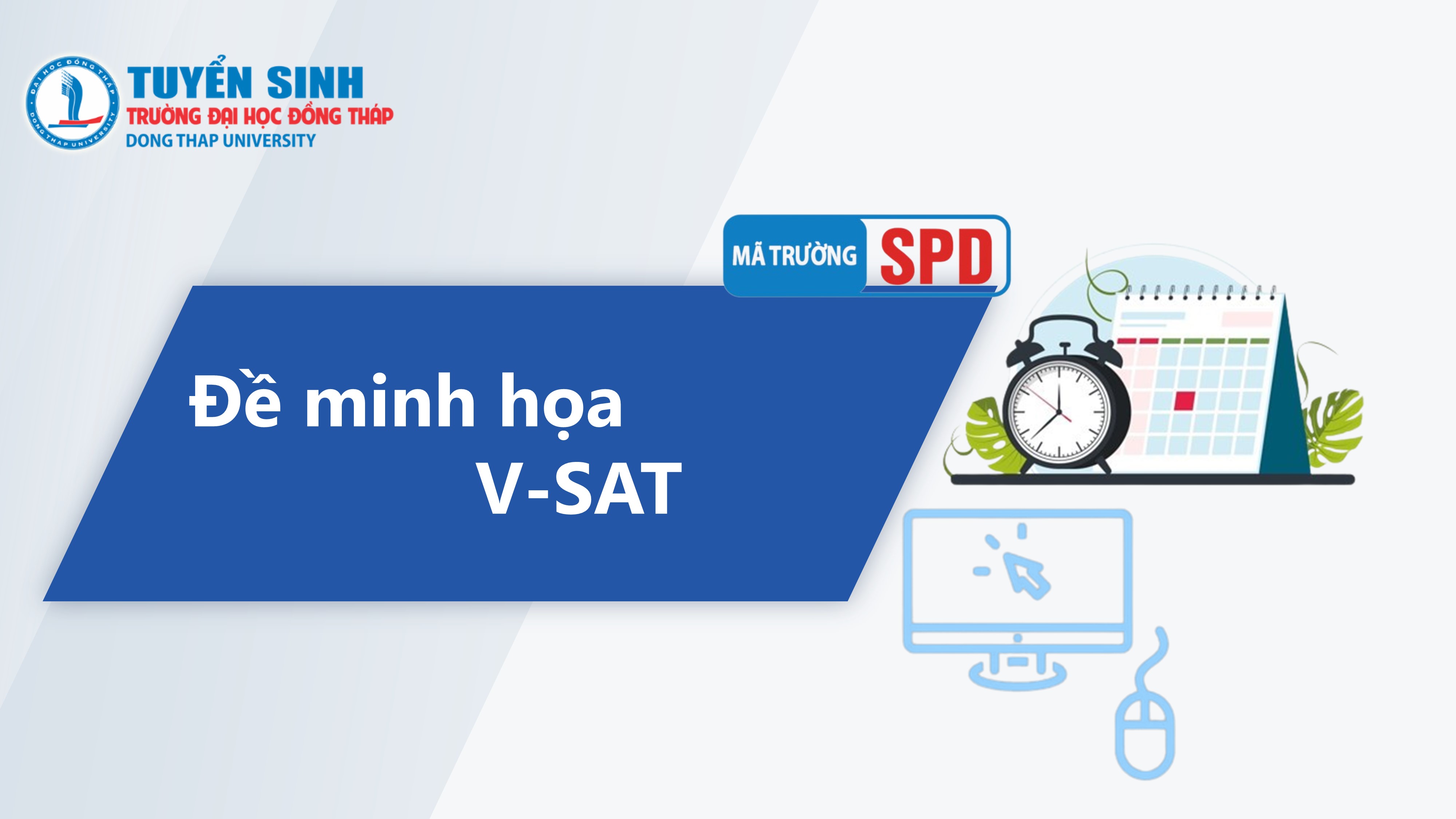 Đề thi minh họa Kỳ thi V-SAT