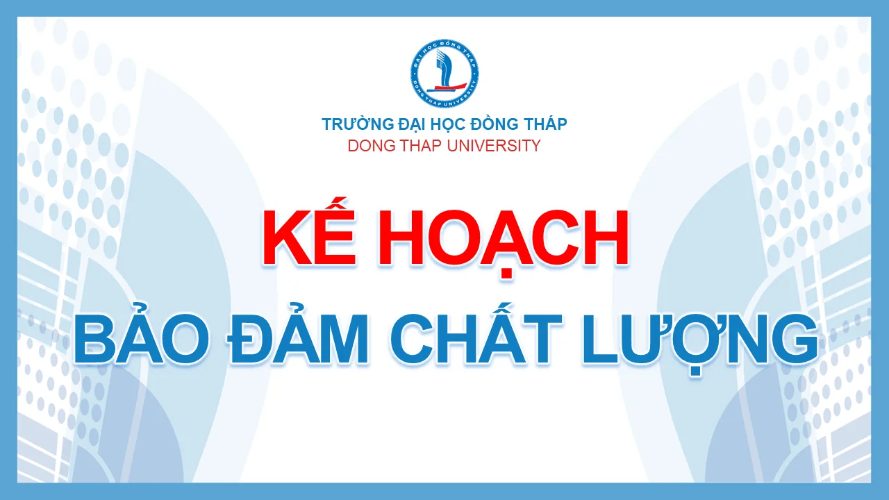 Kế hoạch về công tác bảo đảm chất lượng giáo dục năm học 2025-2026