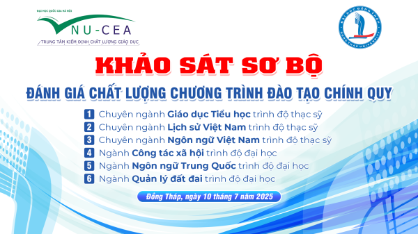 Trường Đại học Đồng Tháp khảo sát sơ bộ 06 chương trình đào tạo