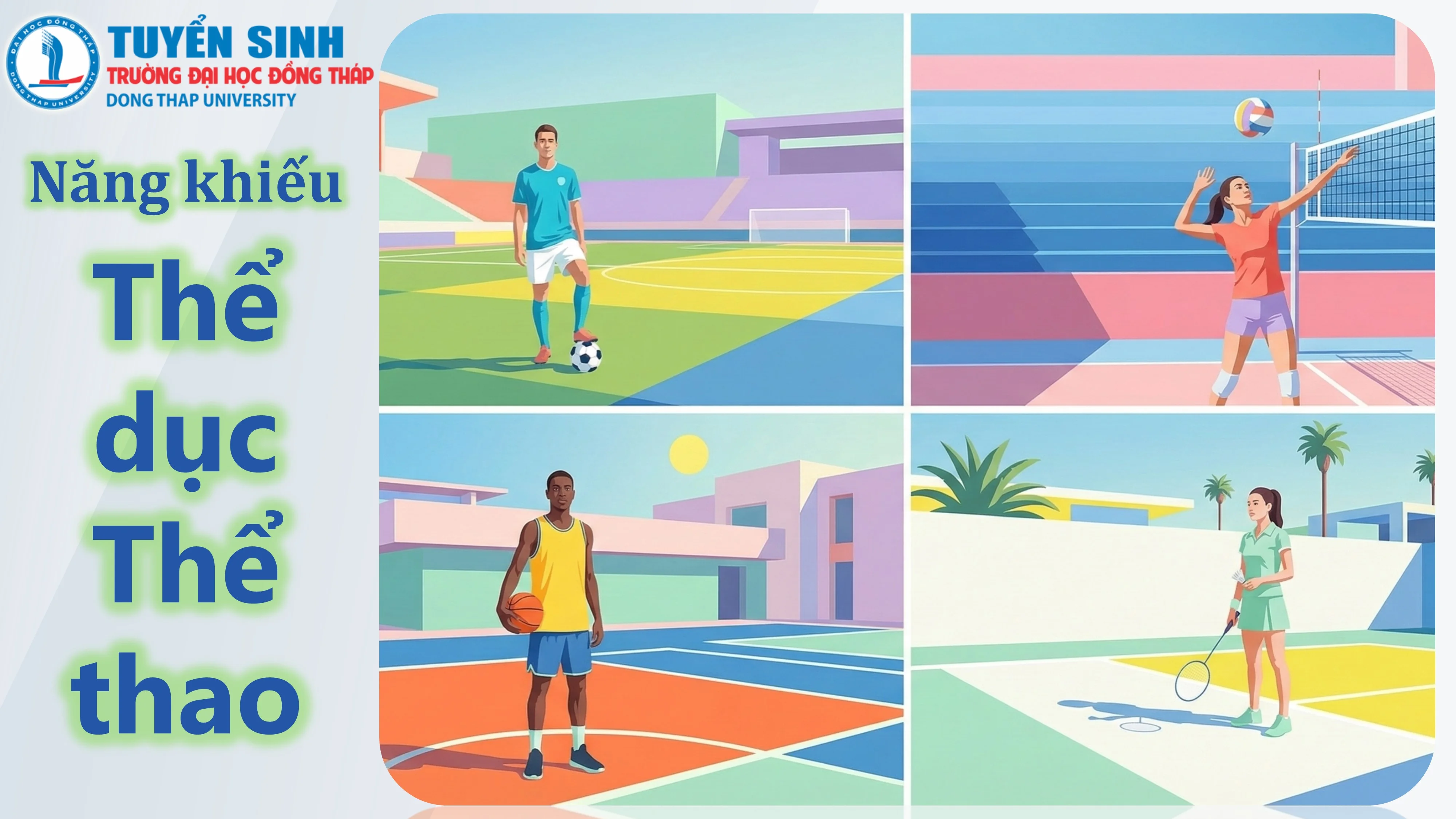 Nội dung và cấu trúc bài thi Năng khiếu Thể dục thể thao