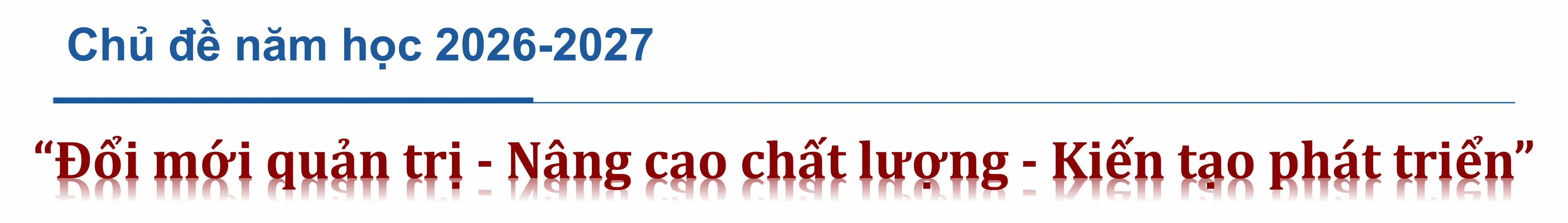 Chủ đề năm học